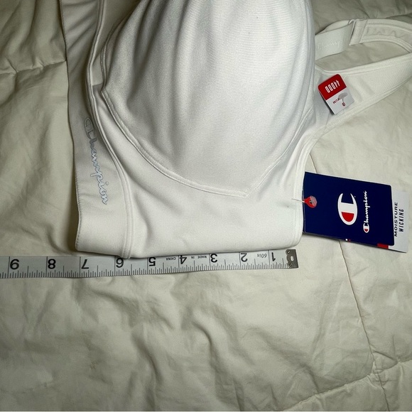 Champion Women's White Sports Bra 44DDD Moisture Wicking and Max Control - Picture 9 of 10